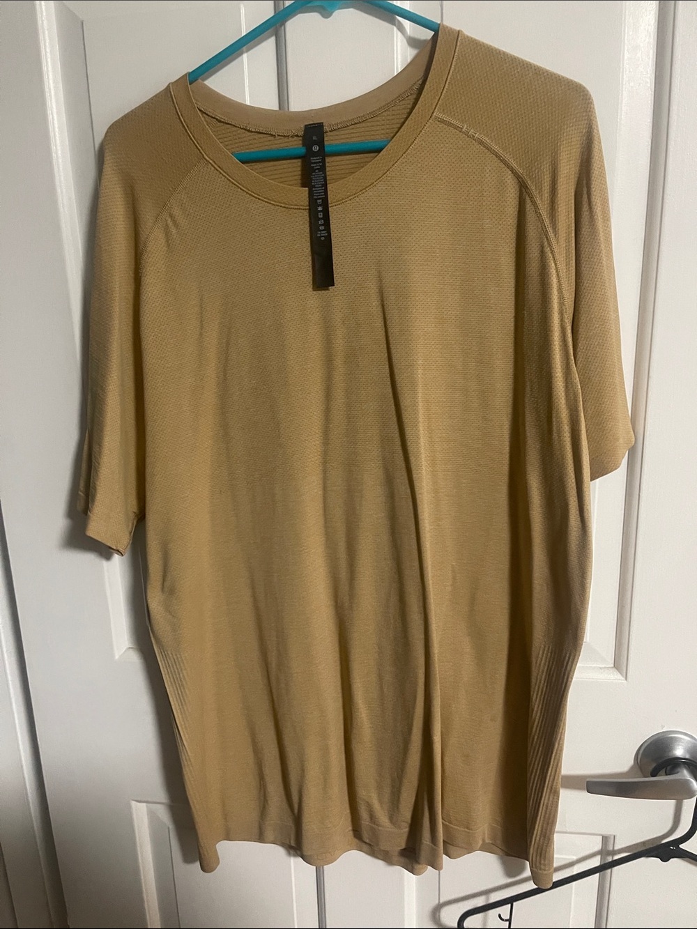lululemon athletica Short Sleeve Performance Tee — Khaki